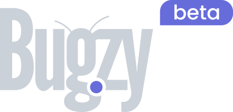 Bugzy logo, a bug tracking software